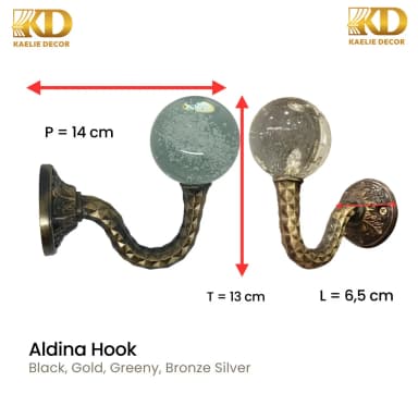 ALDINA HOOK untuk Rail and Accessories custom Kaelie Decor - gambar 4