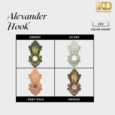 ALEXANDER HOOK untuk Rail and Accessories custom Kaelie Decor - gambar 1