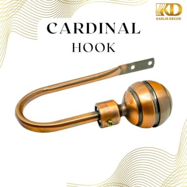 CARDINAL HOOK untuk Rail and Accessories custom Kaelie Decor - gambar 2