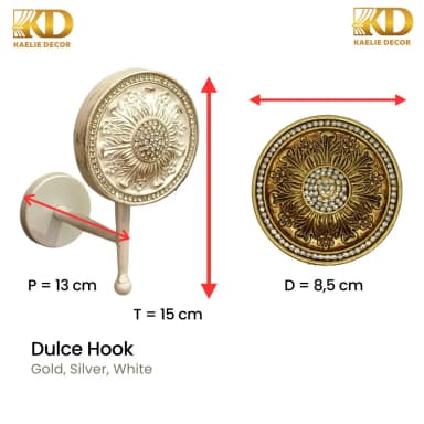DULCE HOOK untuk Rail and Accessories custom Kaelie Decor - gambar 5