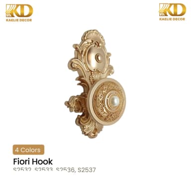 FIORI HOOK untuk Rail and Accessories custom Kaelie Decor - gambar 2