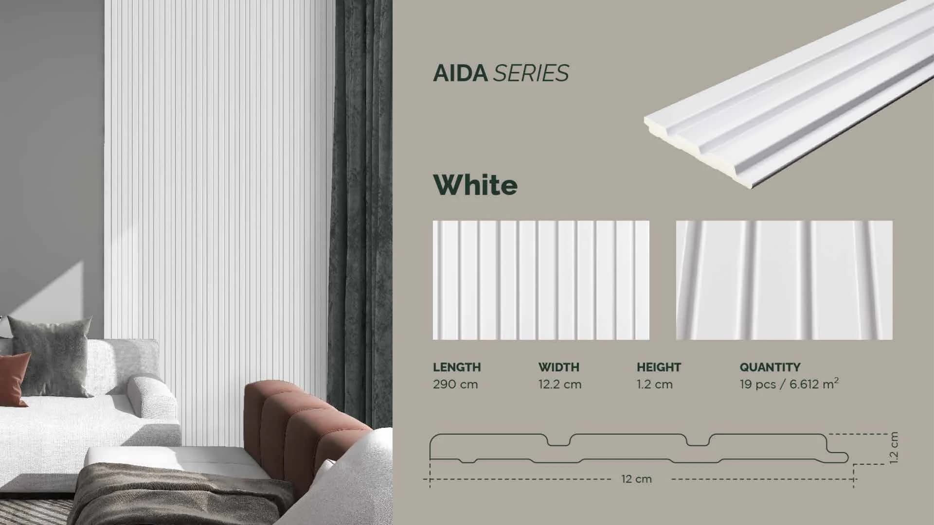 GAIA FEATHERLITE - Aida untuk Wall Panel custom Kaelie Decor - gambar 1