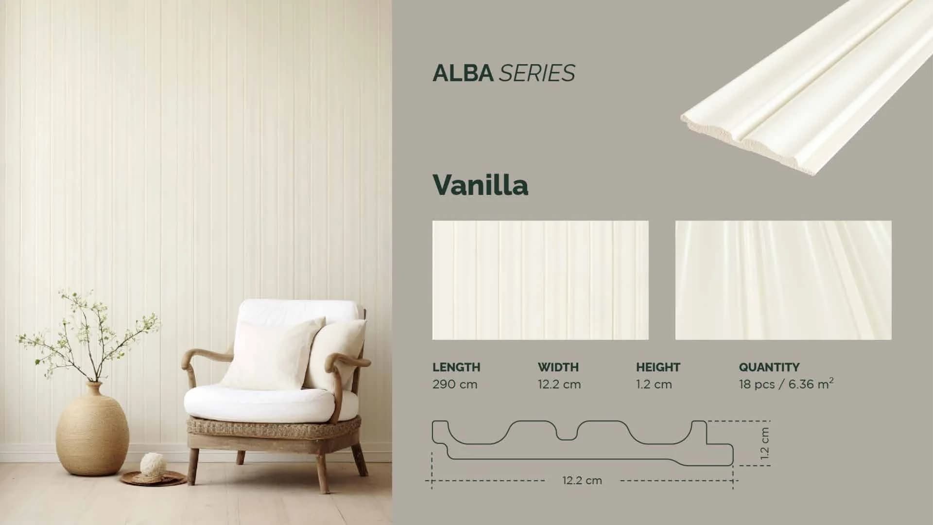 GAIA FEATHERLITE - Alba untuk Wall Panel custom Kaelie Decor - gambar 1