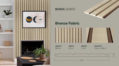 GAIA FEATHERLITE - Bonia untuk Wall Panel custom Kaelie Decor - gambar 1