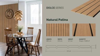 GAIA FEATHERLITE - Dolce untuk Wall Panel custom Kaelie Decor - gambar 1