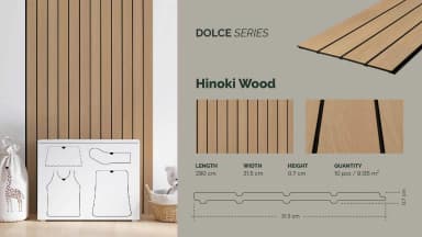 GAIA FEATHERLITE - Dolce untuk Wall Panel custom Kaelie Decor - gambar 6