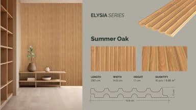 GAIA FEATHERLITE - Elysia untuk Wall Panel custom Kaelie Decor - gambar 4
