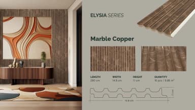 GAIA FEATHERLITE - Elysia untuk Wall Panel custom Kaelie Decor - gambar 10