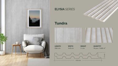 GAIA FEATHERLITE - Elysia untuk Wall Panel custom Kaelie Decor - gambar 8