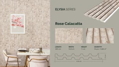 GAIA FEATHERLITE - Elysia untuk Wall Panel custom Kaelie Decor - gambar 7