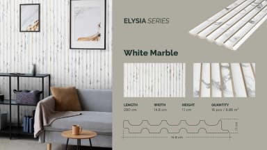 GAIA FEATHERLITE - Elysia untuk Wall Panel custom Kaelie Decor - gambar 5