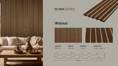 GAIA FEATHERLITE - Elysia untuk Wall Panel custom Kaelie Decor - gambar 1