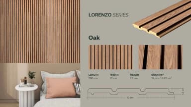 GAIA FEATHERLITE - Lorenzo untuk Wall Panel custom Kaelie Decor - gambar 5