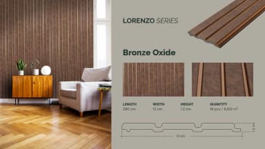 GAIA FEATHERLITE - Lorenzo untuk Wall Panel custom Kaelie Decor - gambar 6