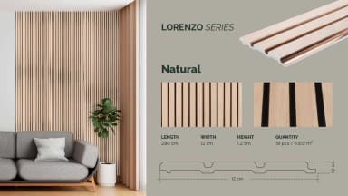 GAIA FEATHERLITE - Lorenzo untuk Wall Panel custom Kaelie Decor - gambar 4