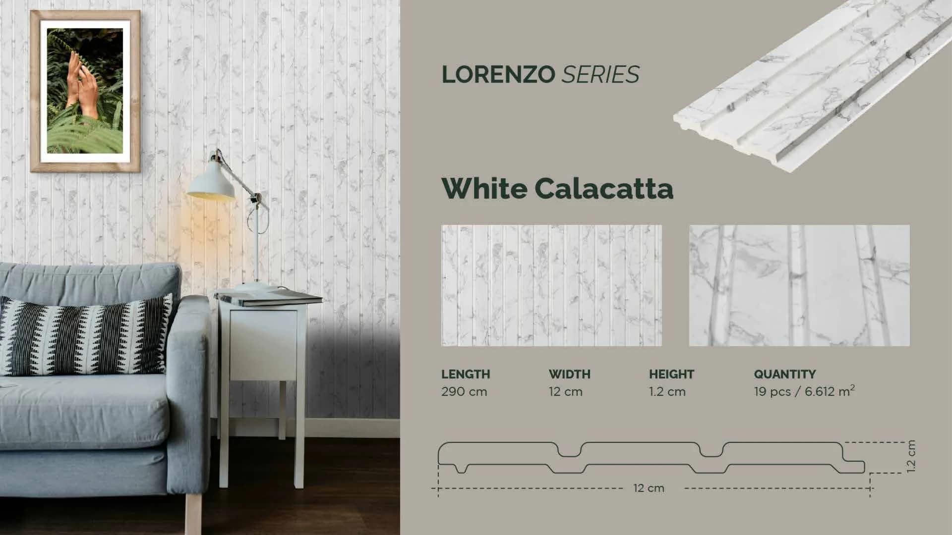 GAIA FEATHERLITE - Lorenzo untuk Wall Panel custom Kaelie Decor - gambar 1