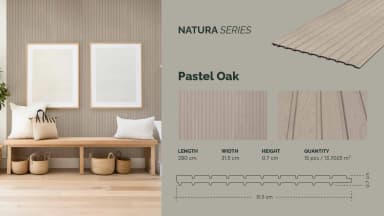 GAIA FEATHERLITE - Natura untuk Wall Panel custom Kaelie Decor - gambar 3