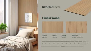 GAIA FEATHERLITE - Natura untuk Wall Panel custom Kaelie Decor - gambar 1