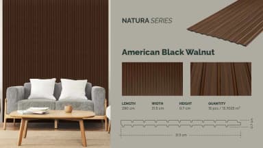 GAIA FEATHERLITE - Natura untuk Wall Panel custom Kaelie Decor - gambar 5