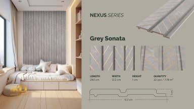 GAIA FEATHERLITE - Nexus untuk Wall Panel custom Kaelie Decor - gambar 1