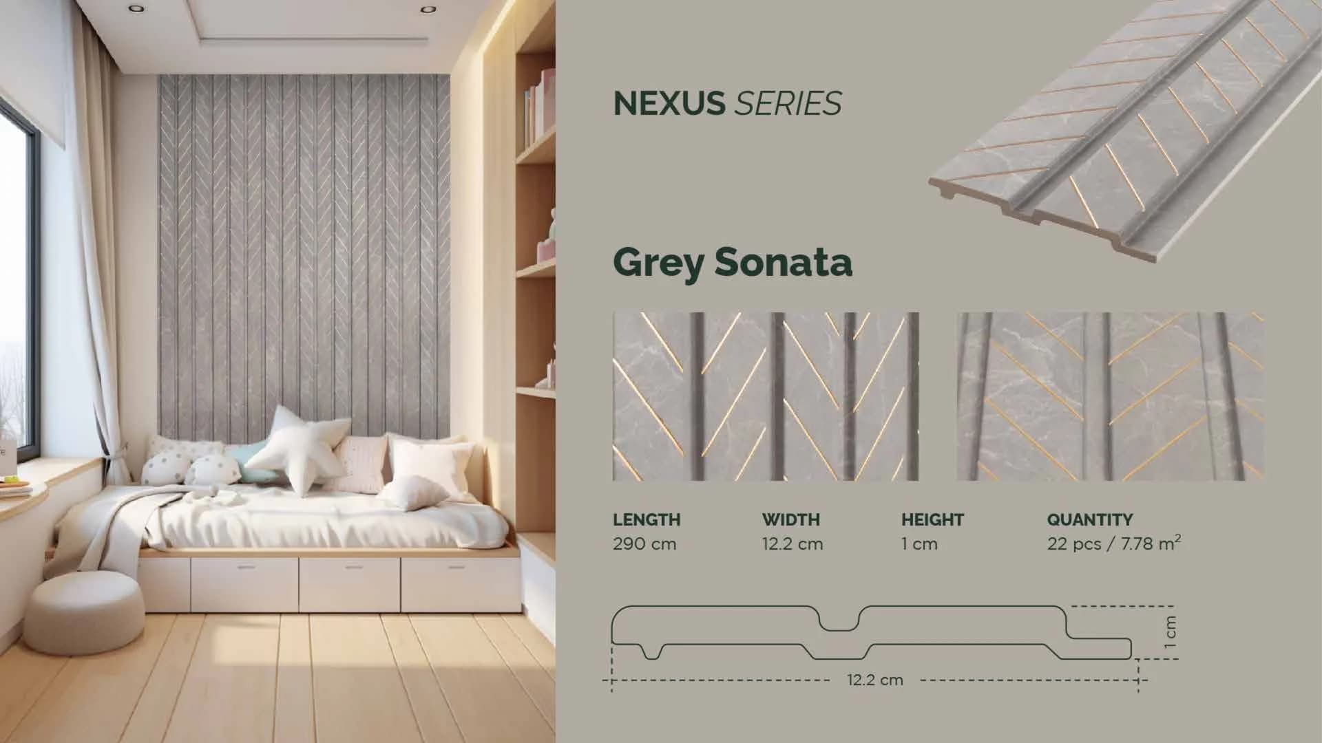 GAIA FEATHERLITE - Nexus untuk Wall Panel custom Kaelie Decor - gambar 1