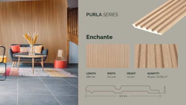 GAIA FEATHERLITE - Purla untuk Wall Panel custom Kaelie Decor - gambar 4