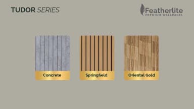GAIA FEATHERLITE - Tudor untuk Wall Panel custom Kaelie Decor - gambar 2