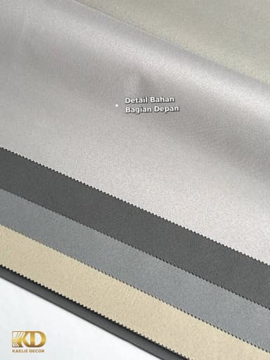 Gorden Blackout 100% Atlas untuk Curtain custom Kaelie Decor - gambar 1