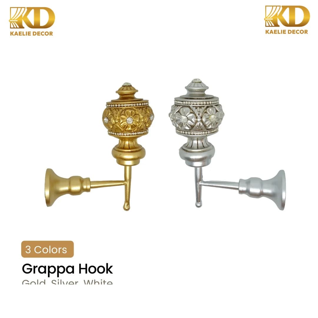 GRAPPA HOOK untuk Rail and Accessories custom Kaelie Decor - gambar 1