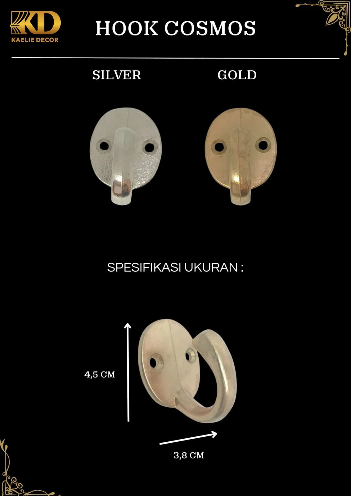 HOOK COSMOS untuk Rail and Accessories custom Kaelie Decor - gambar 1