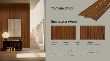 GAIA FEATHERLITE - Textura untuk Wall Panel custom Kaelie Decor - gambar 2