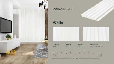 GAIA FEATHERLITE - Purla untuk Wall Panel custom Kaelie Decor - gambar 3