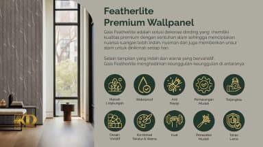 GAIA FEATHERLITE - Textura untuk Wall Panel custom Kaelie Decor - gambar 5
