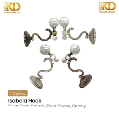 ISABELA HOOK untuk Rail and Accessories custom Kaelie Decor - gambar 1