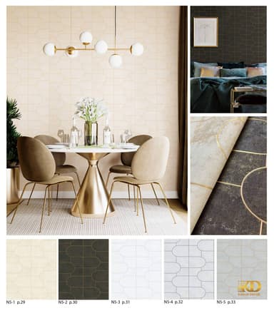 NOTEBENE untuk Wallcovering custom Kaelie Decor - gambar 9