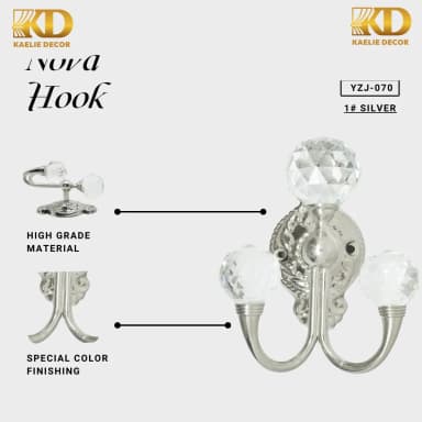NOVA HOOK untuk Rail and Accessories custom Kaelie Decor - gambar 4