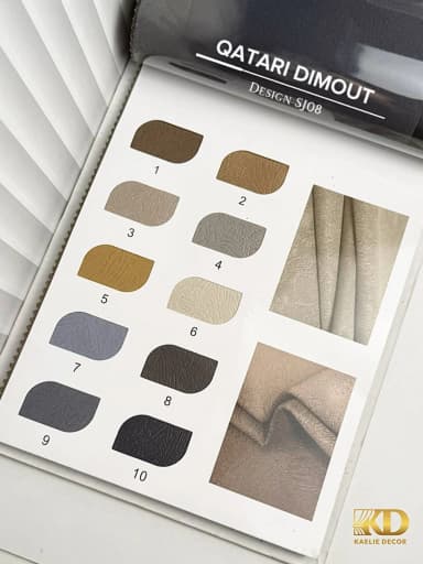 QATARI DIMOUT untuk Curtain custom Kaelie Decor - gambar 6