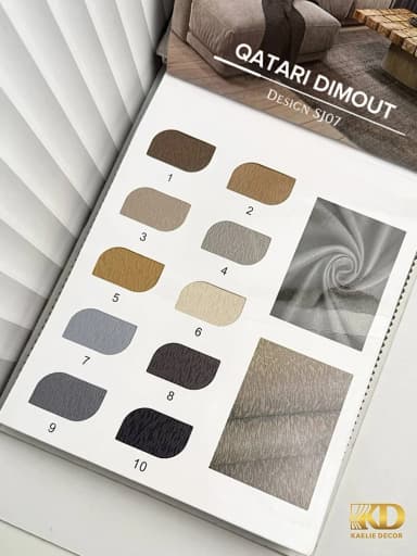 QATARI DIMOUT untuk Curtain custom Kaelie Decor - gambar 1