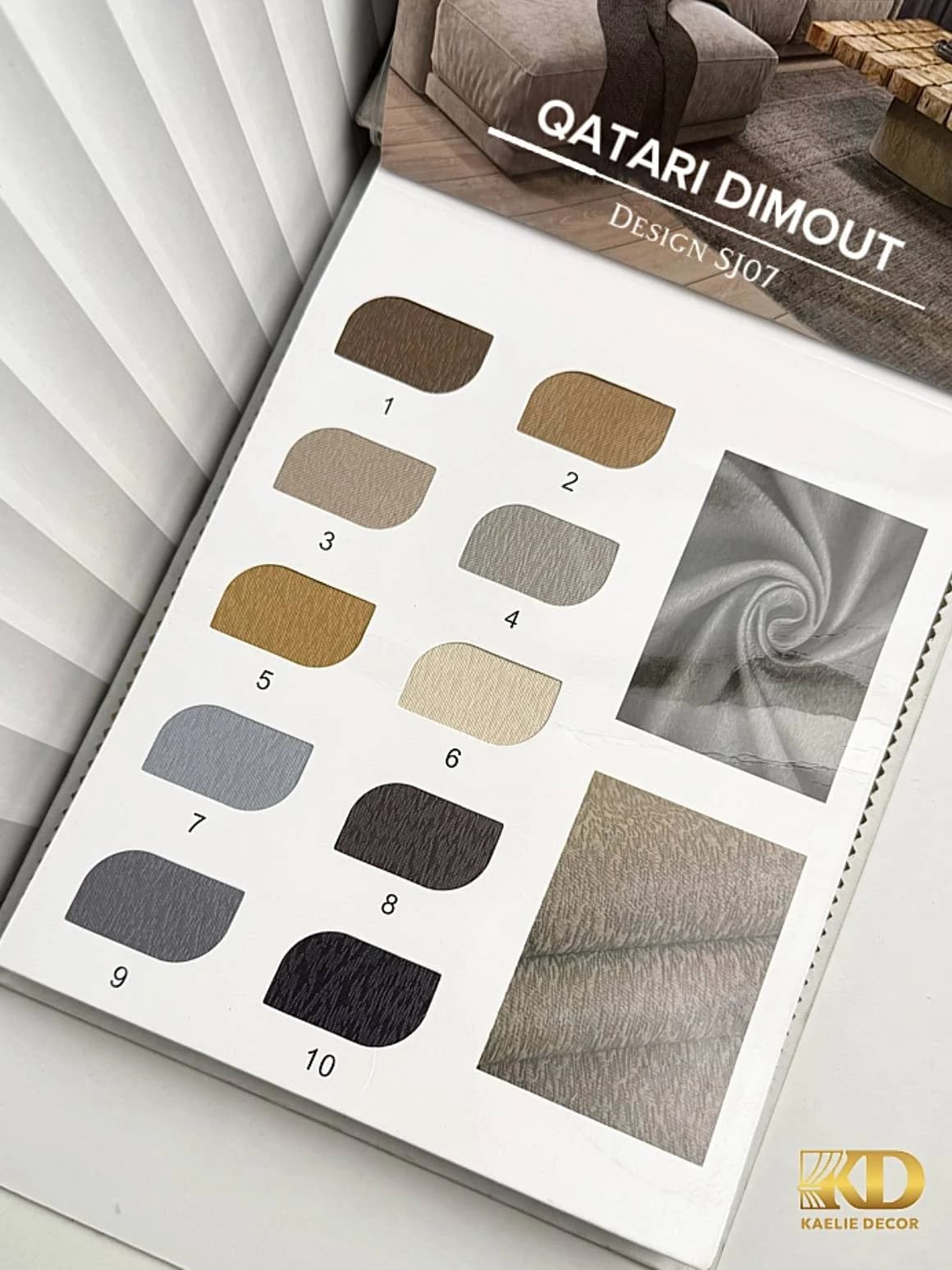 QATARI DIMOUT untuk Curtain custom Kaelie Decor - gambar 1