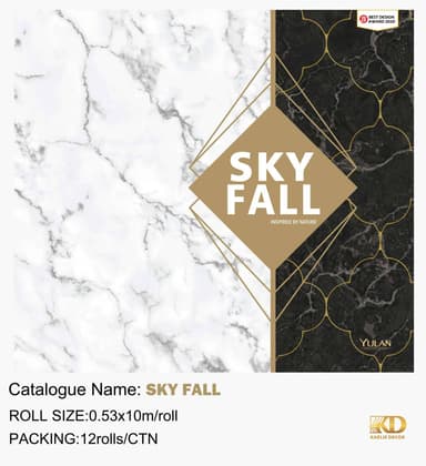 SKY FALL untuk Wallcovering custom Kaelie Decor - gambar 1