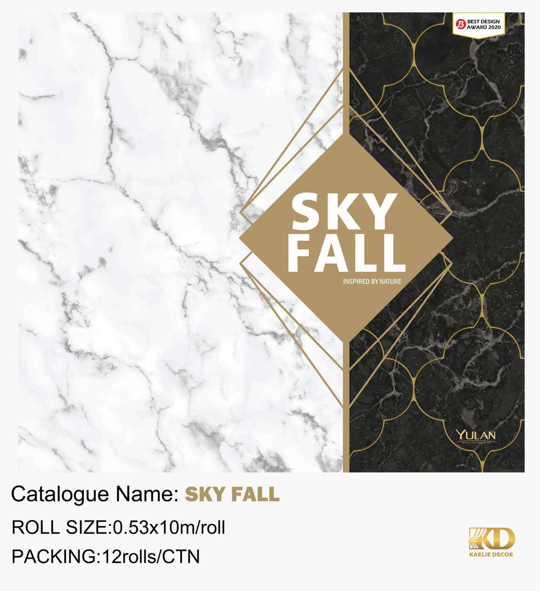 SKY FALL untuk Wallcovering custom Kaelie Decor - gambar 1