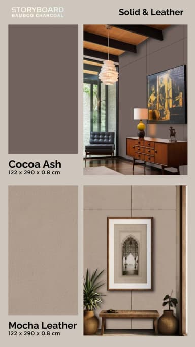 STORYBOARD BAMBOO CHARCOAL untuk Wall Panel custom Kaelie Decor - gambar 26
