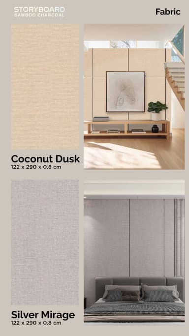 STORYBOARD BAMBOO CHARCOAL untuk Wall Panel custom Kaelie Decor - gambar 15