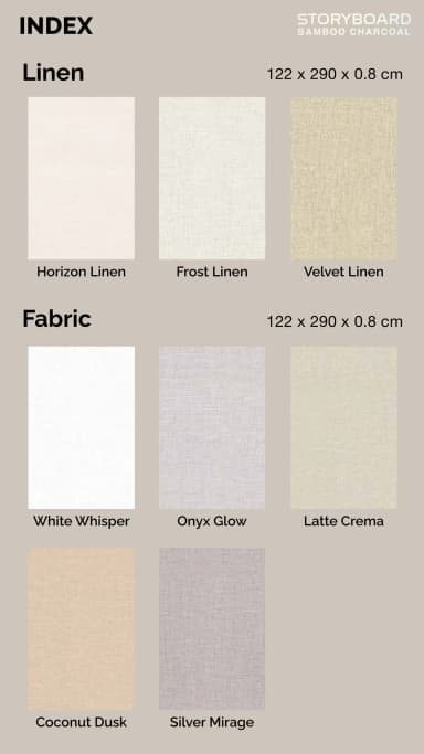 STORYBOARD BAMBOO CHARCOAL untuk Wall Panel custom Kaelie Decor - gambar 5