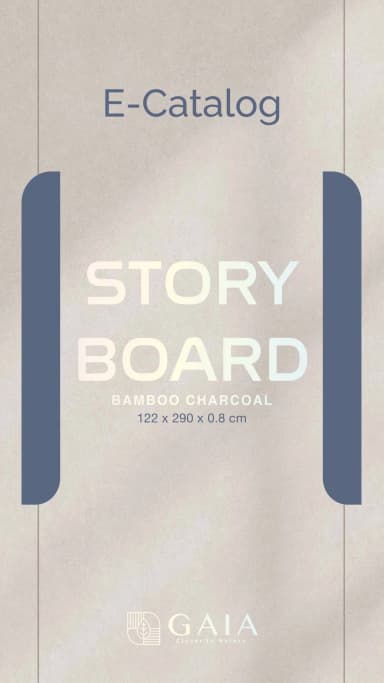 STORYBOARD BAMBOO CHARCOAL untuk Wall Panel custom Kaelie Decor - gambar 2