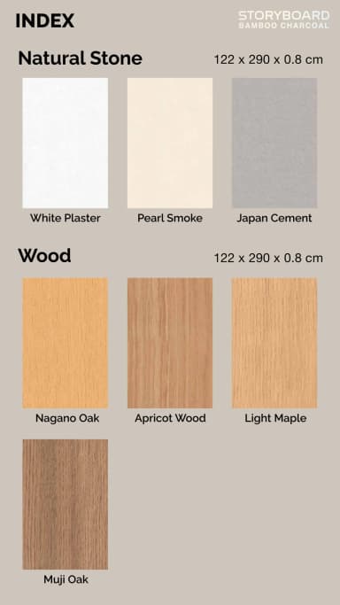 STORYBOARD BAMBOO CHARCOAL untuk Wall Panel custom Kaelie Decor - gambar 6