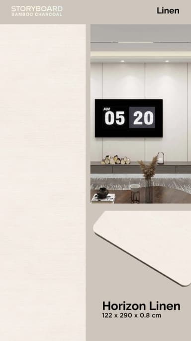 STORYBOARD BAMBOO CHARCOAL untuk Wall Panel custom Kaelie Decor - gambar 10