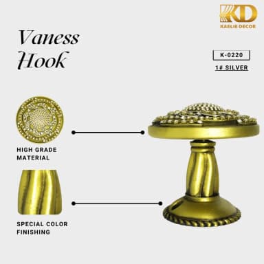 VANESS HOOK untuk Rail and Accessories custom Kaelie Decor - gambar 4