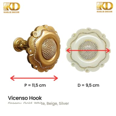 VICENSO HOOK untuk Rail and Accessories custom Kaelie Decor - gambar 6