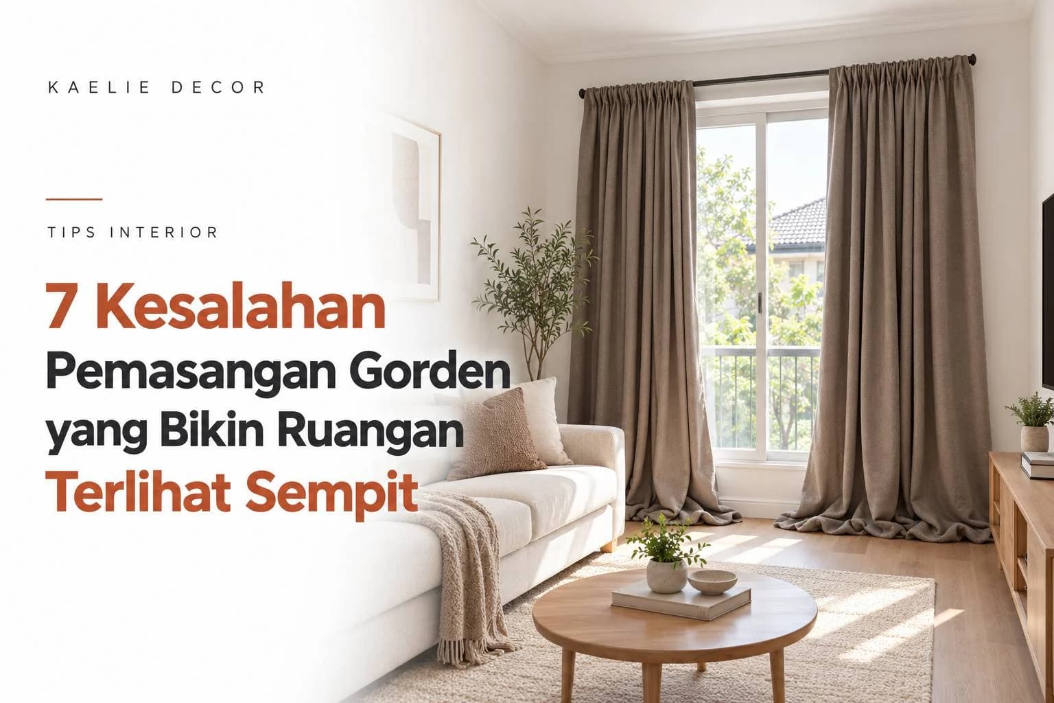 Gorden Kaelie Decor untuk interior rumah